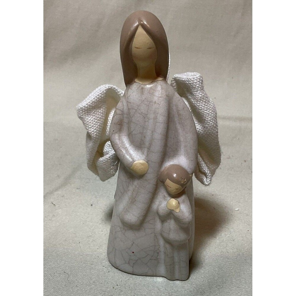 Mother And Child Ceramic Christmas Ornament